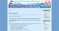 Desktop Screenshot of firmy.forumbrzeg.pl