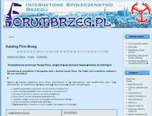 Tablet Screenshot of firmy.forumbrzeg.pl